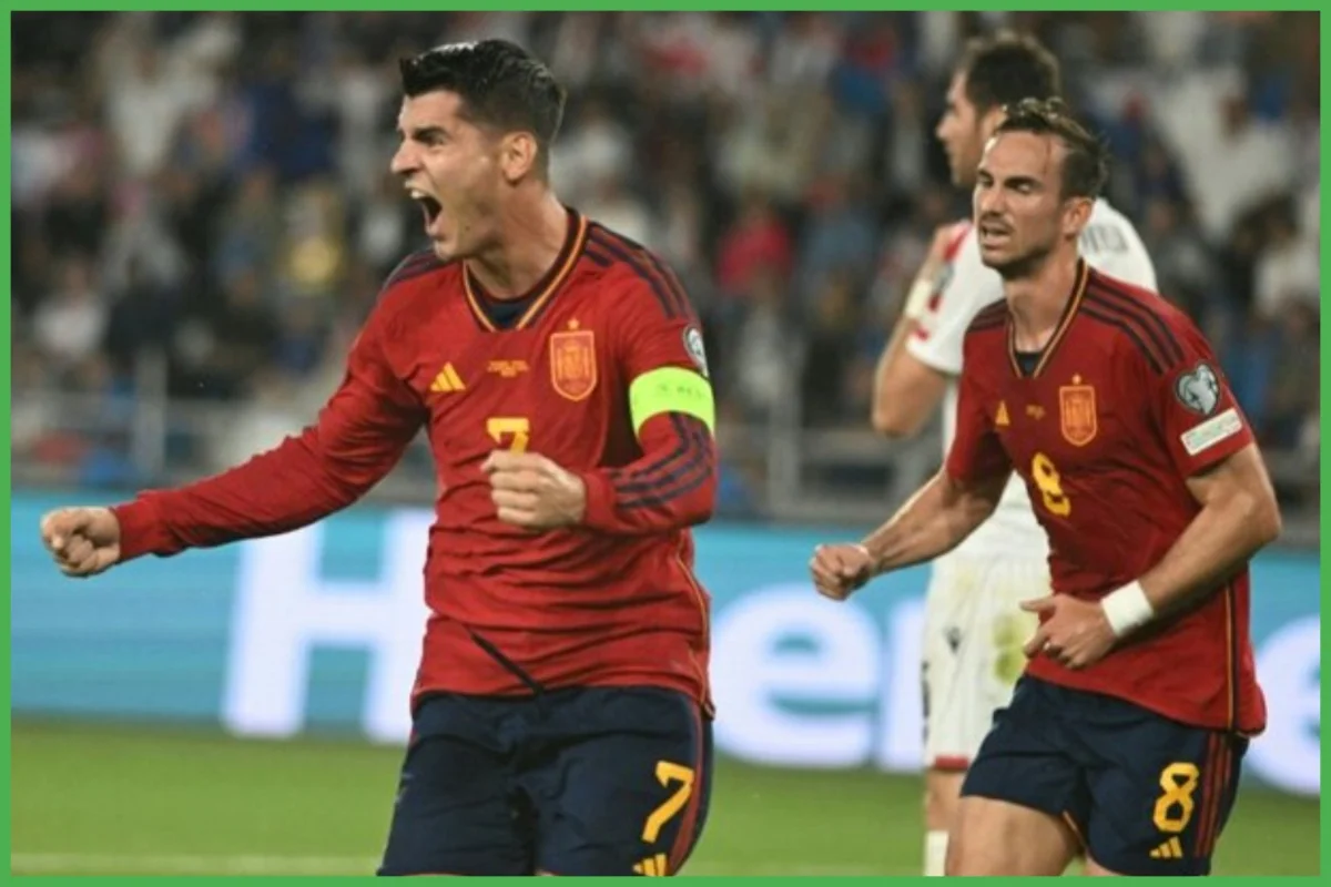 Morata Spain. against Georgia