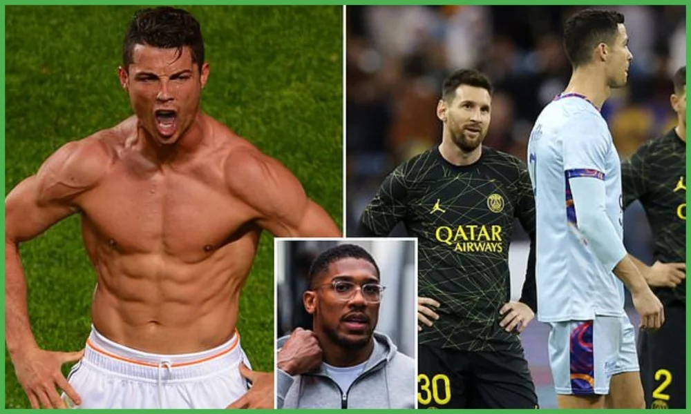 Ronaldo, Joshua and Messi