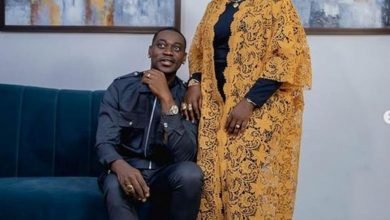 Lateef Adedimeji and his wife mo bimpe