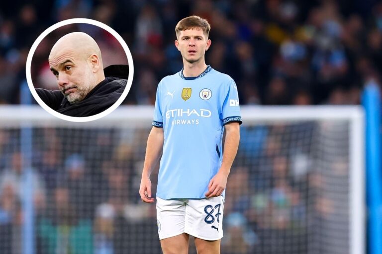 Manchester, UK. 26th Nov, 2024. James McAtee of Manchester City during the Manchester City FC v Feyenoord UEFA Champions League Round 1 league stage match at the Etihad Stadium, Manchester, England, United Kingdom on 26 November 2024 Credit: Every Second